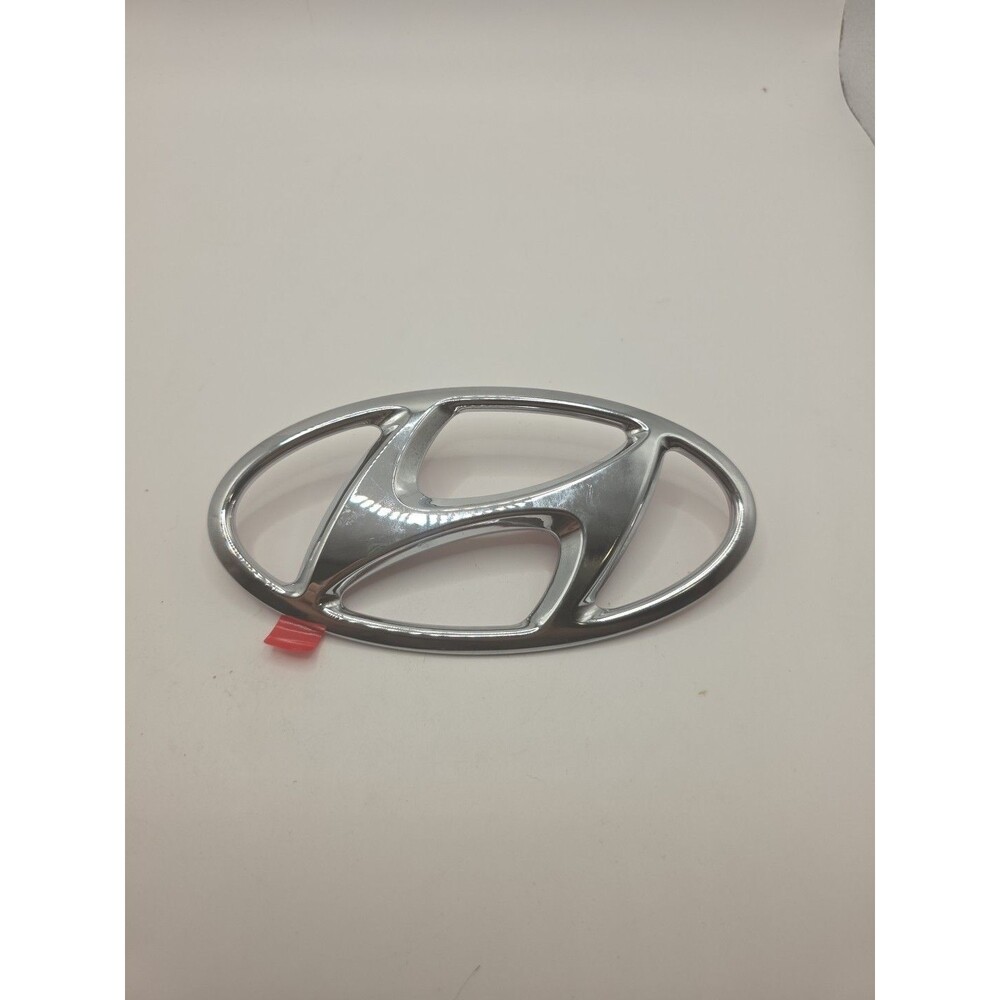 Hyundai Grille Emblem Silver Chrome H Logo Badge With Adhesive And Pin
